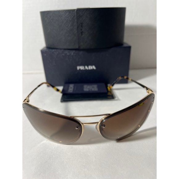 Prada nwot Women's Gold Sunglasses